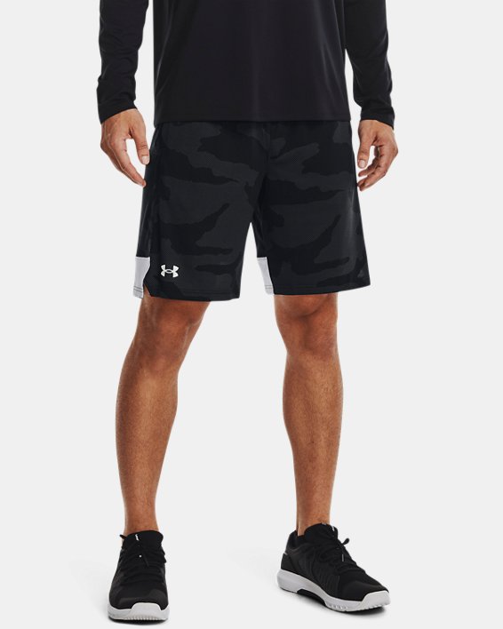 Men's UA Stretch Train Jacquard Shorts, Black, pdpMainDesktop image number 0